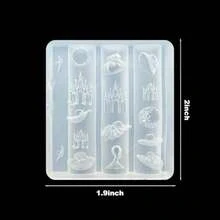3D Gel Nail Art Resin Rosette Molds For Accessories Supplies Bow Knot Silicone Tools Bowtie Nails Mold - ZYXP029 - 查看 3
