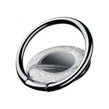 2个通用360°旋转指环手机支架，闪亮亮片款 - 黑色+金色 - 查看 4