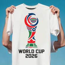 2026 World Cup Soccer T-Shirt Design_ Streetwear Graphic (PDF File) - White - View 1