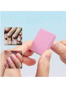 Bộ dụng cụ làm móng tay và móng chân dùng một lần 50/25/5 món, gồm dũa móng mini và que gỗ cam, dũa móng hai mặt, dụng cụ đẩy biểu bì bằng gỗ, dụng cụ làm sạch móng, que làm móng, thích hợp cho làm móng chuyên nghiệp và tại nhà, dụng cụ chăm sóc móng thiết yếu | Bộ dụng cụ làm móng chuyên nghiệp | Dụng cụ chăm sóc móng tự làm | Dụng cụ dành cho kỹ thuật viên làm móng - 1 miếng bọt biển màu hồng - Xem 11