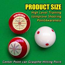 2pcs Practice Cue Balls, 2pcs Gloves, 2pcs Chalk Powder, Billiard Training Accessories Set, Suitable For Beginner And Competitive Billiard Training - White - View 1