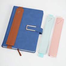 1pc PU Leather Pen Holder, Suitable For Pens, Creative Pencil Case, Protect Your Ballpoint Pen, Stylus, Suitable For School, Office, Business Travel And Tourism, Office Supplies, School Supplies, Back To School Gift, Christmas Gift, Teacher's Day Gift,Stationery,Bag - Multicolor - View 5
