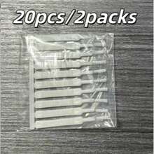 20件装淋浴喷头清洁刷、浴室擦洗垫、电脑键盘清洁器、精密喷嘴疏通工具、淋浴清洁刷、淋浴孔清洁刷、浴室马桶喷头淋浴喷头缝隙清洁针 - 彩色 - 查看 14