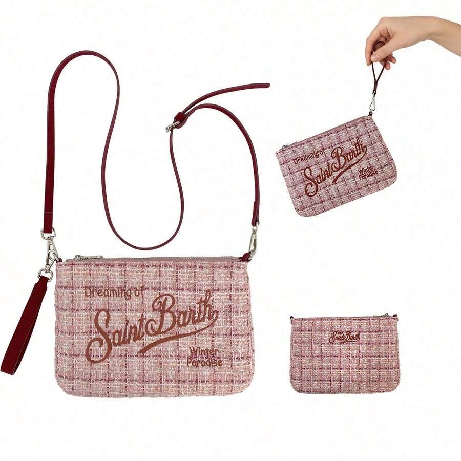 MC2 -SaintBarth-New Women's Clutch, Shoulder Bag, Crossbody Bag, Large Capacity Cosmetic Bag, Handbag - 藕粉色 - 查看 1