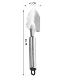 OBOVAY 2pcs Mini Stainless Steel Outdoor Gardening Tools, Beachcombing, Household Garden Trowel With Handle - Durable Metal Trowel And Rake, Soil Fork - Ideal For Gardening And Potting, Loosening Soil Home Trowel Rake Tool Set, Handle Cultivating And Rural Gardening Tools, Compact Gardening Tool Kit - Multiple Styles - View 7