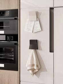 自粘式墙钩，无需钻孔，可调节弹簧毛巾架，适用于浴室、厨房、家庭、办公室、酒店 - 彩色 - 查看 3