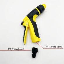 1PC Garden Watering Sprayer, Adjustable High-Pressure Car Washing Sprayer, Garden Irrigation Hose Nozzle - View 7