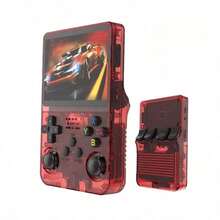 Easypie Selection Ugonetend R36S 64GB Retro Game Console, Built-In 20,000+ Games, 3.5" Screen, Supports 13+ Emulators - Portable Handheld Classic Game Player (Purple) - Xem 12