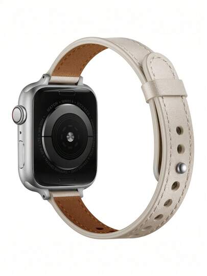 1 adet Kadın Moda Hakiki Deri Saat Kayışı, 38mm, 40mm, 41mm, 42mm, 44mm, 45mm, 46mm, 49mm Saatler İçin Uygun, Klasik Deri Kayış Series Ultra 3/2/1, 11, 10, 9, 8, 7, SE3, 6, 5, 4, 3, 2, 1 ile Uyumlu, Günlük Kullanım Akıllı Saat Kayışı, Bileklik Tarzı Kayış, Kadın Yedek Bileklik, Doğum Günü, Noel, Okula Dönüş, Resmi Etkinlikler İçin Arkadaş ve Aileye İdeal Hediye, Sevdiklerinize Hediye Etmek İçin Mükemmel Seçim