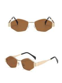 Fashionable Casual Retro Diamond Shape Glasses Sets - Diamond Combination - View 4