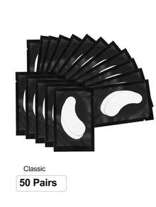 Waloshow 200 Pairs Eyelash Extension Glue Pads, Non-Shedding Eyelash Pads, Suitable For Eyelash Extension, Eyelash Extension Tools, Eyelash Extension Isolation Protection Tools - Black - View 6