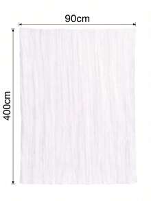 1 pieza de Cheesecloth, corredor de mesa con textura arrugada, para bodas, fiestas nupciales, cumpleaños, decoración de centros de mesa para mesas largas y redondas - Blanco - Ver 10