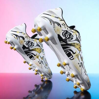 Chaussures de football pour jeunes, nouvelles chaussures dédiées aux matchs de football, chaussures d'entraînement de football pour étudiants garçons et filles, légères et confortables, bon ressenti du pied