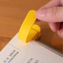 1pc Automatic Page Turning Soft Silicone Bookmark, Multifunctional And Minimalist Design, Suitable For Books, Notebooks, Maps, Ideal Gift For Students And Children To Encourage Learning - Multicolor - View 3