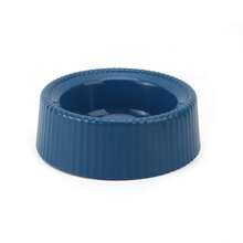 1pc Plastic Vertical Stripe Pet Bowl, Single Dog/Cat Bowl, Easy To Clean, Pet Supplies - 600ml - View 9