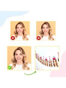 1/12/24/48pcs Customized Face Pattern Paper Straws, Personalized Face Design Straws For Party, Can Customize Age Birthday Party Face Pattern Decor Straws - Multicolor - View 9