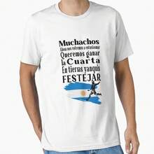 Argentina 2026 – Muchachos – Rumbo A La Cuarta En USA 2026 Essential T-Shirt - trắng - Xem 1