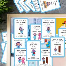 30pcs Islamic Dua Learning Cards - Daily Muslim Prayers & Supplications Flash Cards With Meanings For Everyday Situations, Illustrated Educational Tool For Religious Learning - A - View 4