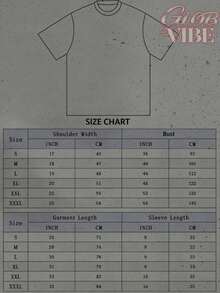 Men's Summer Outdoor T-Shirt With A Stylish English VOND**H Printed Pattern, Loose Round-Neck Multicolor Short-Sleeve T-Shirt. - White - View 5