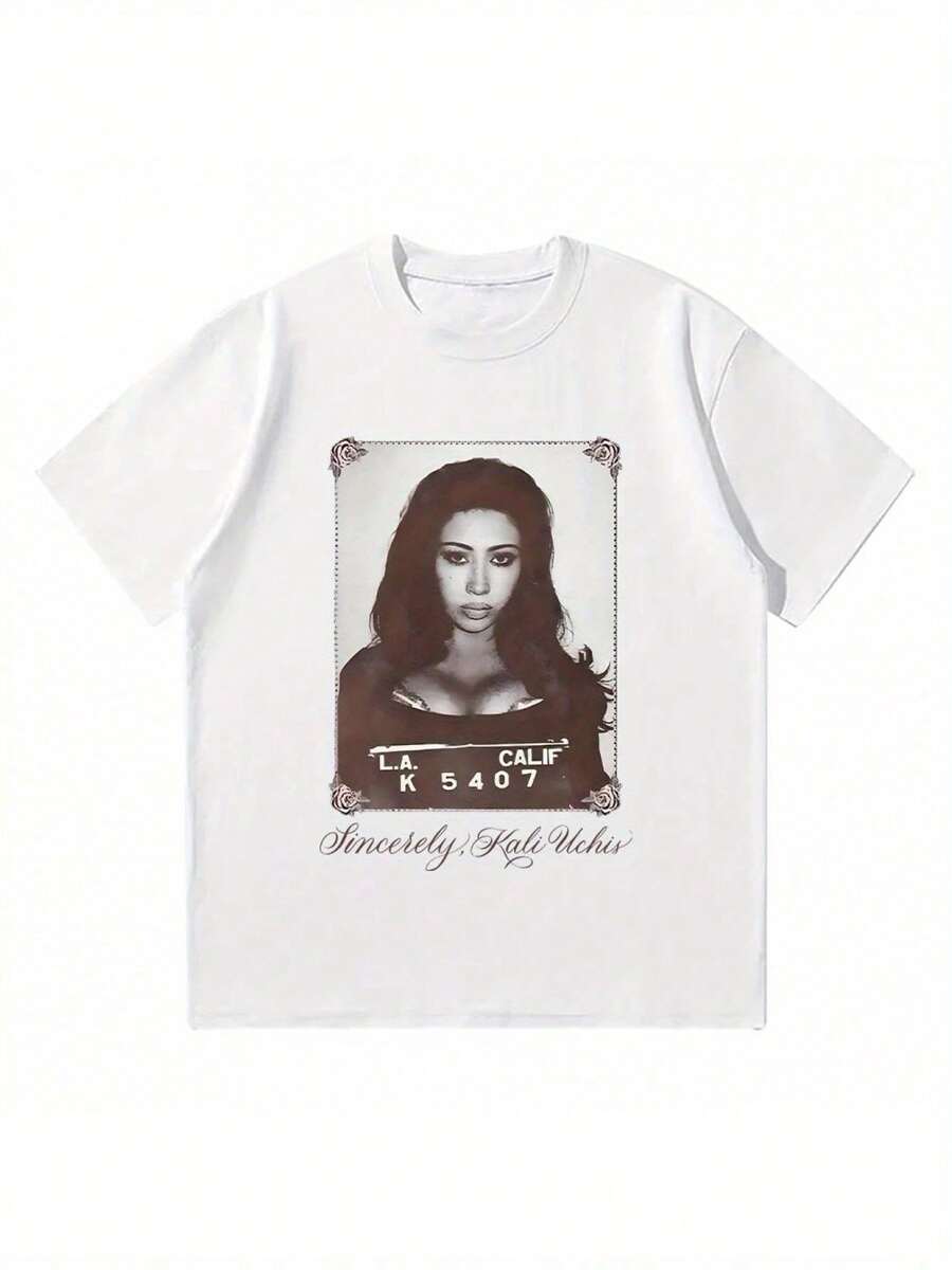 Camisetas con Foto Sinceramente Fashion 2025, Camiseta Vintage con Estampado Gráfico, Camiseta Y2K, Diseño Estético Superior, Unisex, Chic - Blanco - Ver 1