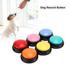 6pcs Solid Color Pet Buttons, Recordable Cat Dog Communication Buttons, Pet Supplies, Dog Training Accessories - 彩色 - 查看 2