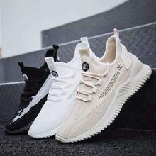 Zapatillas deportivas transpirables para hombre - Negro - Ver 2