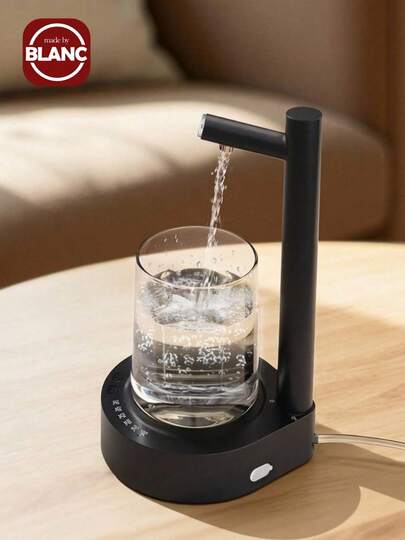 Dispensador de agua eléctrico de escritorio, tipo compacto de escritorio, adecuado para el hogar, camping, estructura fácil de limpiar, simple y hermoso, material duradero, necesario para la oficina