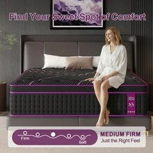 Duchess 12/14 Inch Twin Full Queen King Mattress,  Hybrid Memory Foam Bed  Mattress In A Box, Pressure Relief, Pocket Springs For Motion Isolation Medium Firm Support - 14inch - View 11