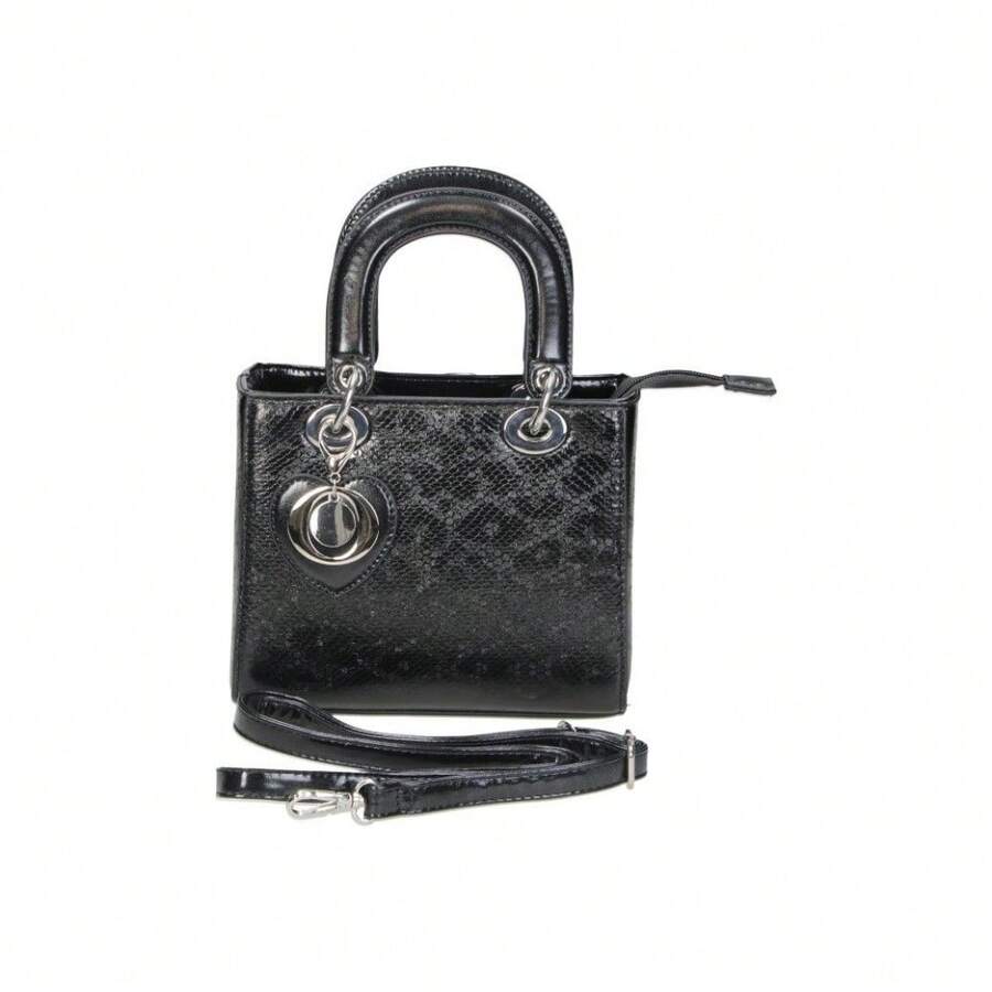 Chenson Bolsas de ombro femininas - Preto - Ver 1