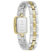 Guess GW0865L4 Women's Quartz Watch, Mint Green Square Dial, Two-Tone Stainless Steel Bracelet, Luxury Mini Square Watch, Fashion Casual Wristwatch For Gift - Light Green - View 8