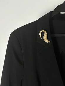 1pc Bohemian Geometric Irregular Polka Dot Swan Brooch, Fashionable & Elegant For Vacation, Party, Casual, Street Style, Wedding, Anniversary, Unisex Charming Jewelry Gift - Brooch - View 4