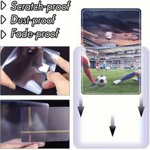 50pcs 3" X 4" Rigid Plastic Card Sleeves, Suitable For Baseball Cards, Sports Cards, Collectible Cards, And Trading Cards - Multicolor - View 3