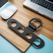 3Pcs 0.3mm Metal Phone Tether Tab, Metal Phone Patch, Universal Cellphone Lanyard Pad - Black - View 4