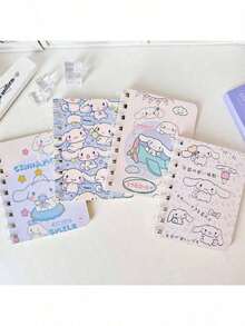 1 Set Of 4 Notebooks: 2026 New Cute Loose-Leaf Notebook, Small Portable Notebook, High-Quality Notebook, Detachable Notebook, Student Notebook, Memo Notebook - Multicolor - View 12