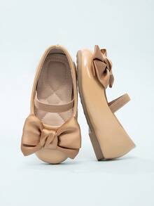 Zapatos planos casuales con diseño lindo y fácil de poner, nuevos para primavera 2026 para niñas - Camel - Ver 6