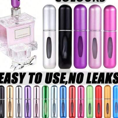 5ml Refillable Travel Size Perfume, Essential For Christmas, Refillable Perfume Bottle Travel Size, Perfume Travel Spray Atomizer, Mini Refillable Portable Perfume Spray Bottle, Refillable Perfume Spray, Refill Pump Box, Travel & Outdoor Essentials, Holiday Camping Holiday Must-Have Accessories, Women's Perfume Men's Perfume