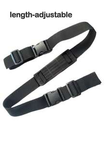1pc Children Balance Bike/Scooter Shoulder Strap, Hands-Free Carrier Strap For Baby Stroller, Portable One Shoulder Accessory - Black - View 3