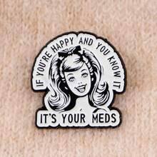 Lapel Enamel Pins And Brooches Badge Pins For Backpacks Bags Backpack Cool Decoration Friend For Gifts - Multicolor - View 9