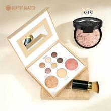 Baked Starter Kit- Baked Balance-N-Brighten, Medium + Best Of The Best Tuscan Dreams Face Palette + Retractable Angled Kabuki Brush - Multi-Functional Makeup Palette: Eyeshadow, Contour, Blush, Highlighter, And Under-Eye Brightener - Multicolor - View 3