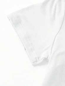Estilo Minimalista Playera Niña Verano con Estampado more Spaghetti less UPSETTI |   Prenda cómoda para uso diario |   Ropa de niña, Ropa de niño, Conjuntos para niña - lCA98(3) Blanco - Ver 4