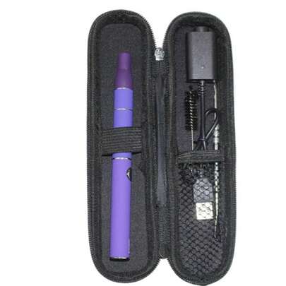 1PC Smell Proof Hard EVA Travel Case For Vape Pens, Portable Storage Pouch Black
