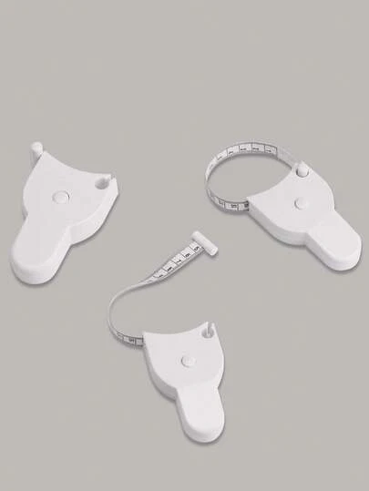 1件，三维自动收缩Y型腰围尺，软皮材质，厘米测量，适用于健身运动、体围测量，裁缝、缝纫、手工用品