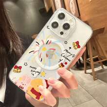 Clear Acrylic Magnetic Phone Case For Couples, Compatible With Multiple Phone Models - Fiesta de Navidad2 - View 3
