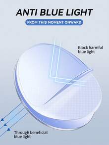 1pc Women's Cute Retro Round Frame Rivet Eyeglasses Frame, Fashionable Versatile Clear Lens - Black - View 5