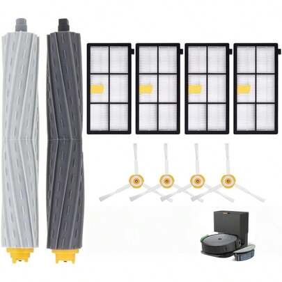 Kit de repuestos y accesorios para la serie iRobot Roomba 900, 800 y otros modelos, que incluye cepillos de goma, filtros y cepillos laterales.