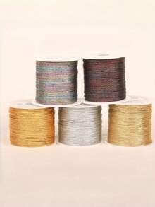 1卷/0.2/0.4/0.6/0.8毫米编织线 DIY编织手链、手链、珠宝配件、DIY珠宝制作编织绳 - 彩色 - 查看 9