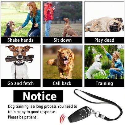2-In-1 Pet Training Whistle - Dog Training Whistle With Reed Sound Trainer