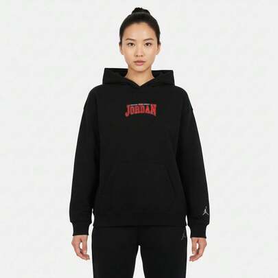 Jordan Sudadera de mujer AS W J BRK FLC PO GFX VR Knit IO9540-010