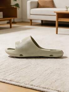 Pmoiste Women's Drainage Striped Bottom Thick Soft Slippers, Green - Mint Green - View 2