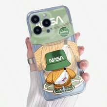 Creative And Modern Space-Themed Phone Case, Compatible With Various Phone Models, With Custom Designs. - Modelo Gorra Verde - View 1
